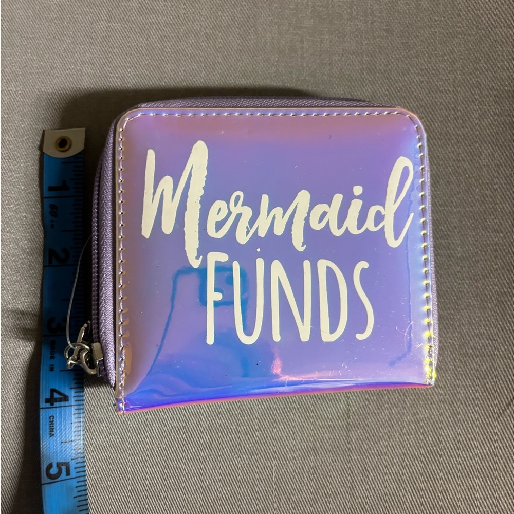 Claire's Iridescent Purple Wallet